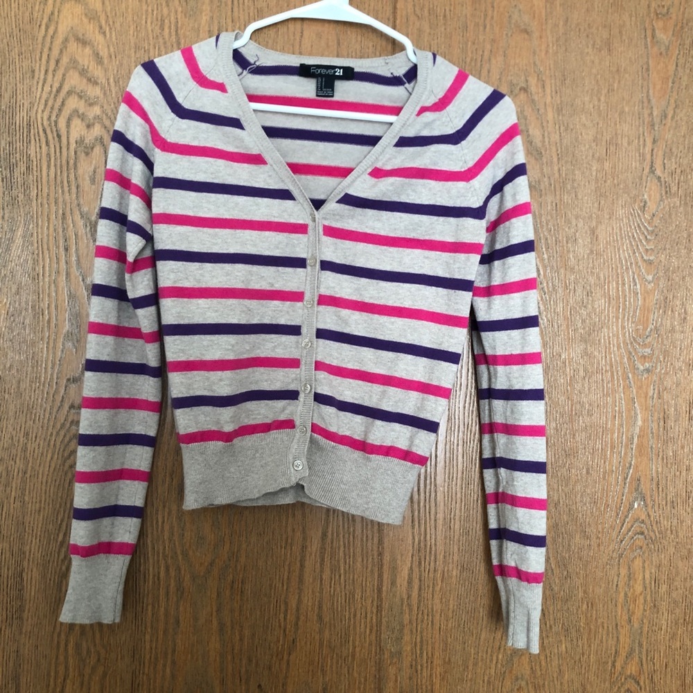 Striped Cardigan